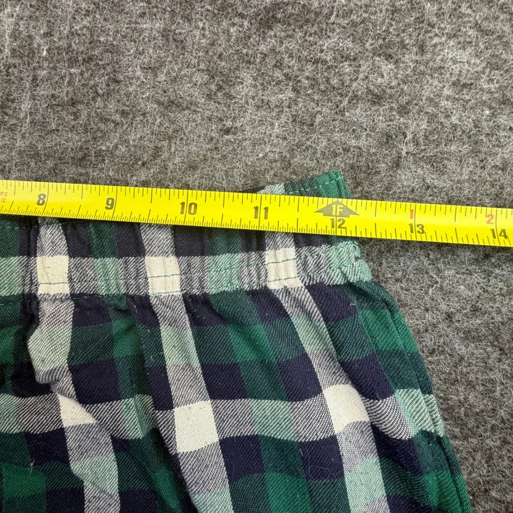 Gap Star Wars Pajama Pants Kids Size 14 Green‎ Plaid Recycled Sleepwear